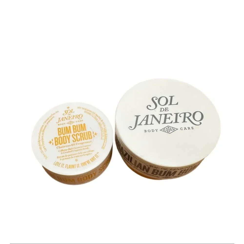 New! Sol de Janeiro Bum Bum Body Scrub and Brazilian BB Cream